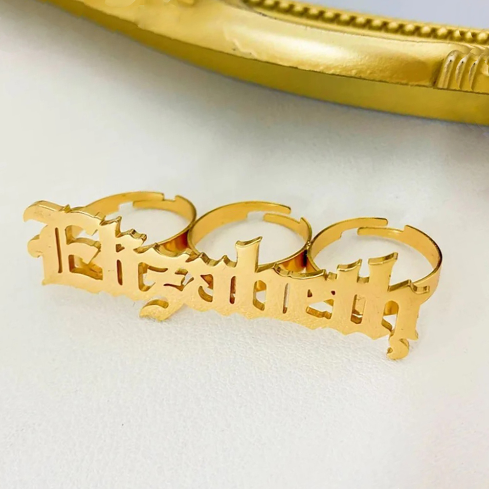 Benutzerdefinierter Namensring – Initial Ring Custom Bewertung und Preis