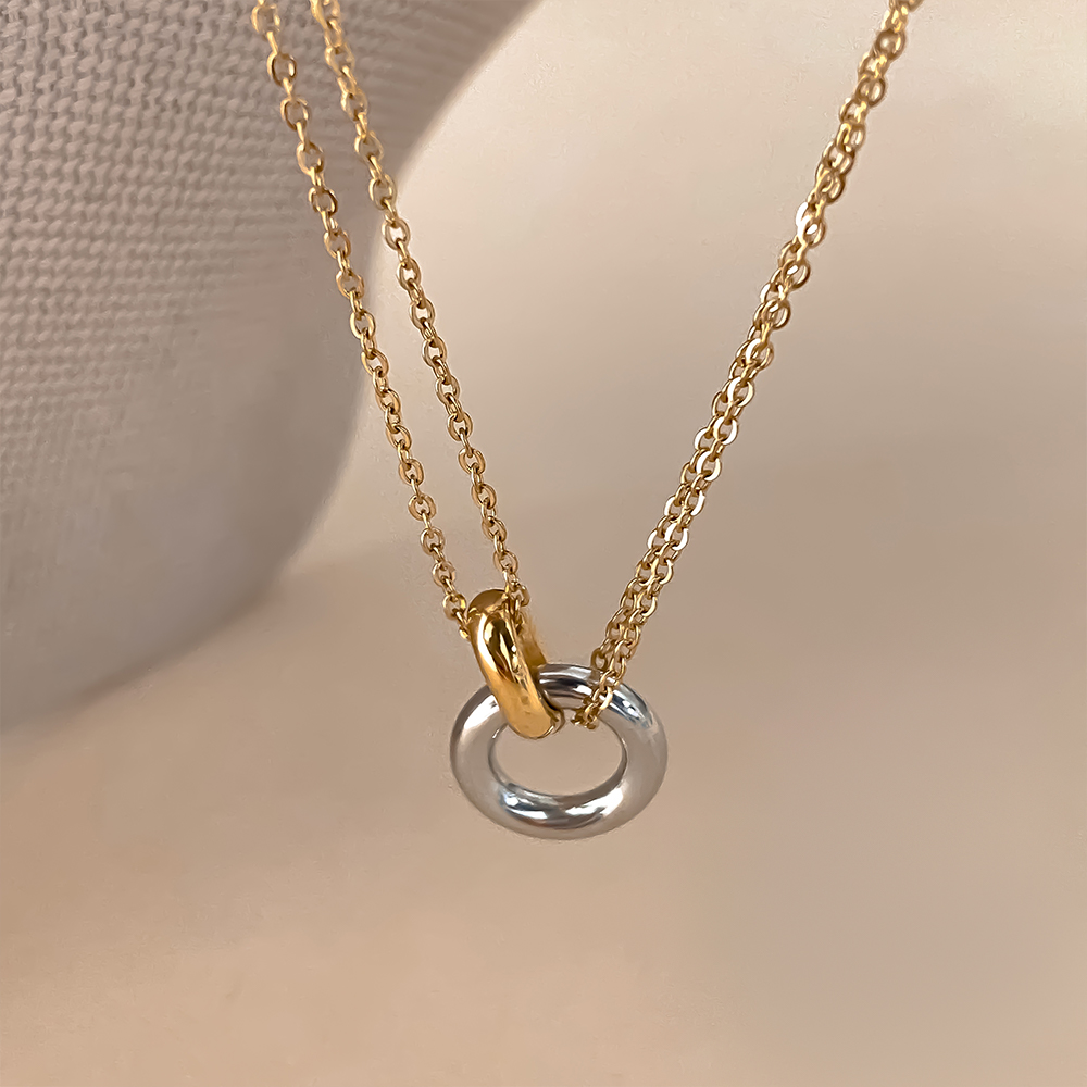 EMANCO Edelstahl Zweifarbige A – Birth Flower Necklace Bewertung und Preis