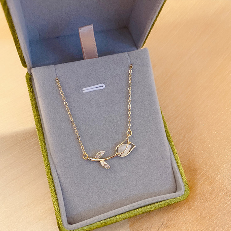 Edelstahl-Halskette mit Rosen- – Birth Flower Necklace Bewertung und Preis